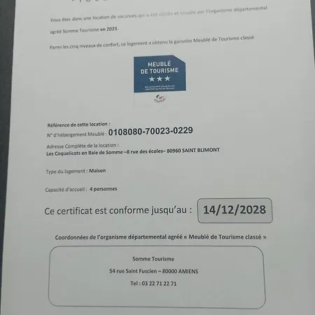 Апартаменты Les Coquelicots En Baie De Somme Saint-Blimont